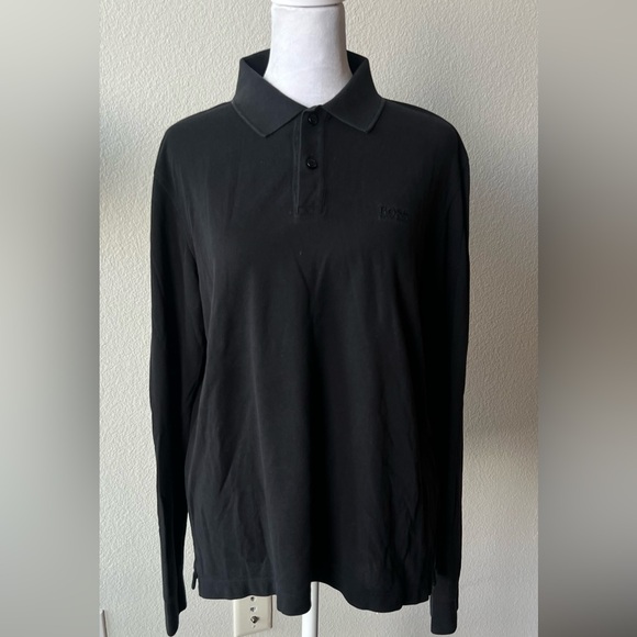 Hugo Boss Men's Black Polo Shirt - Picture 1 of 11